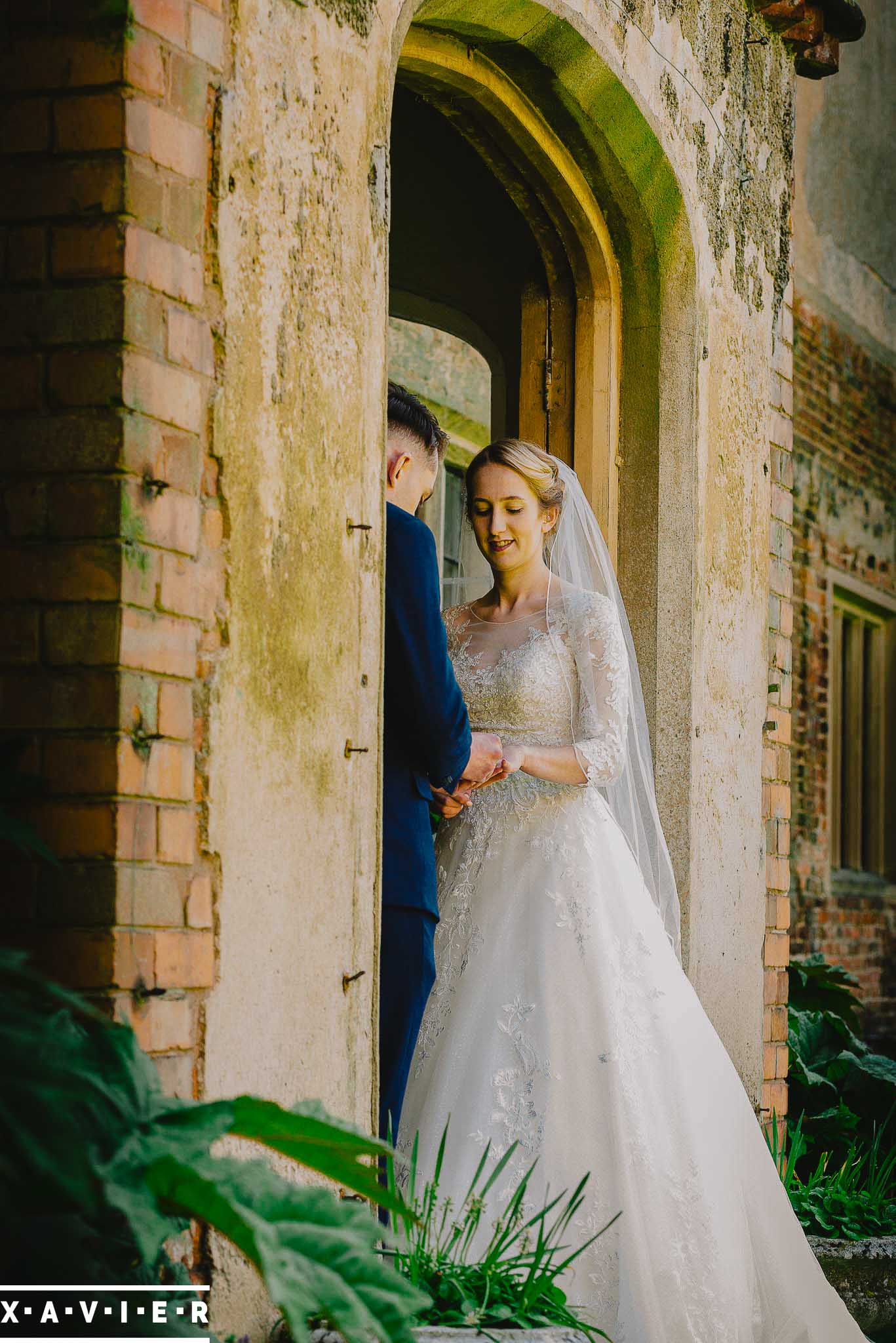 Bride and groom at the altar