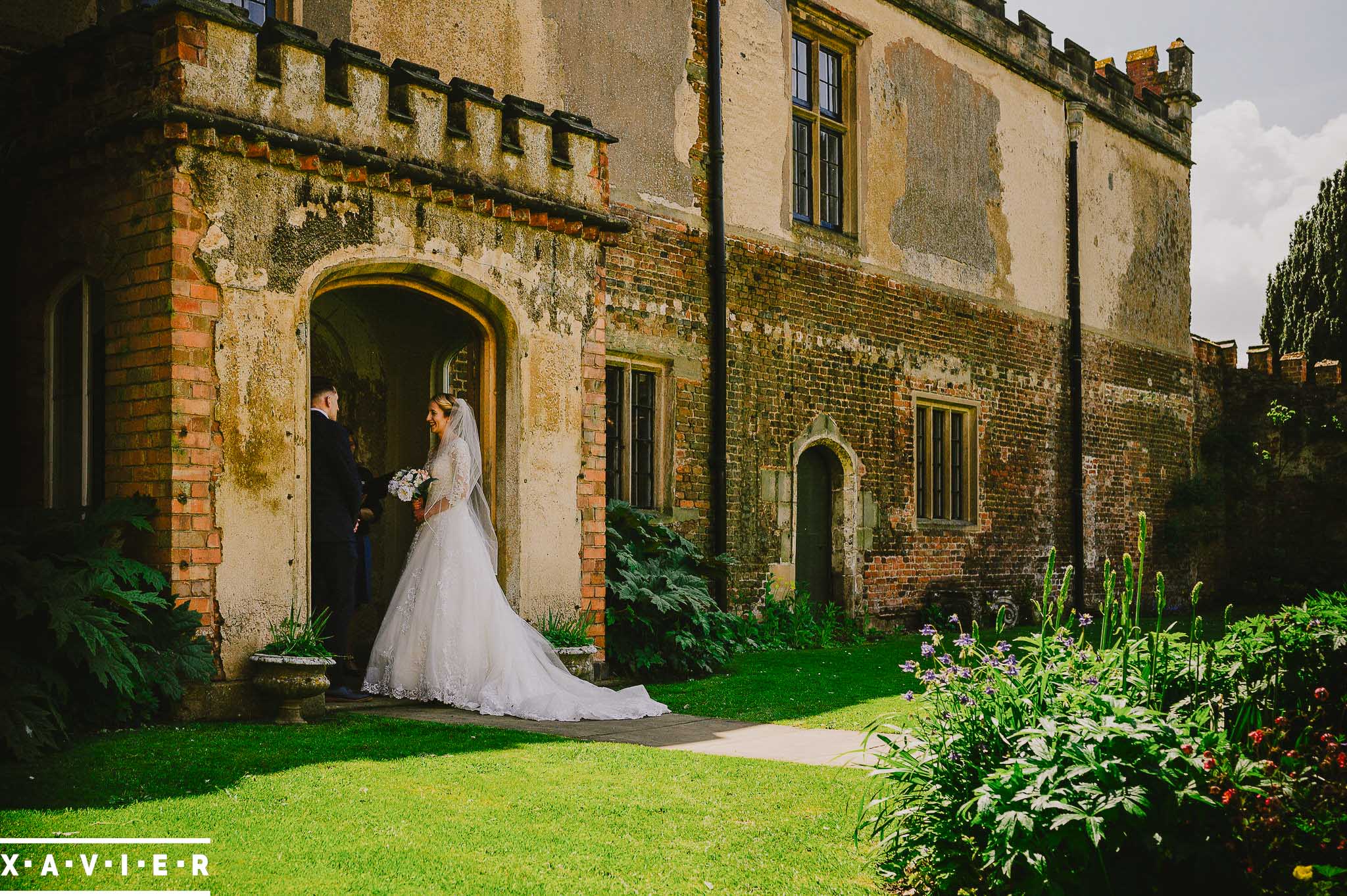 bride and groom at the altar
